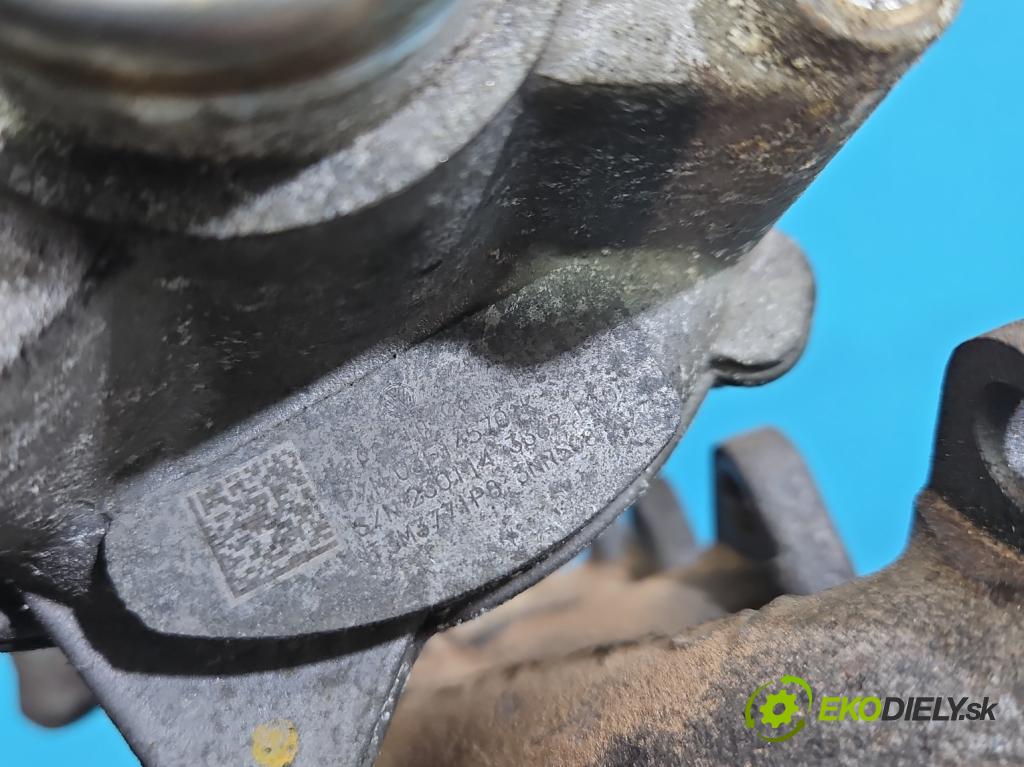 Skoda Rapid 2012-2019 1.2 TSI 86 HP manual 63 kW 1197 cm3 5- turbodúchadlo, turbo 03F145701K (Turbodúchadlo (kompletné))