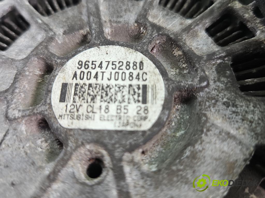 Peugeot 407 2.0 hdi 136hp manual 100 kW 1997 cm3 5- Alternator 9654752880 (Alternátor)