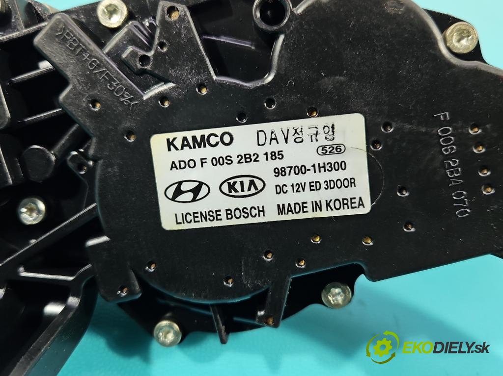 Kia Ceed I 2006-2012 1.4 16V 105 HP manual 77 kW 1396 cm3 3- motor stieračov zadné 98700-1H300