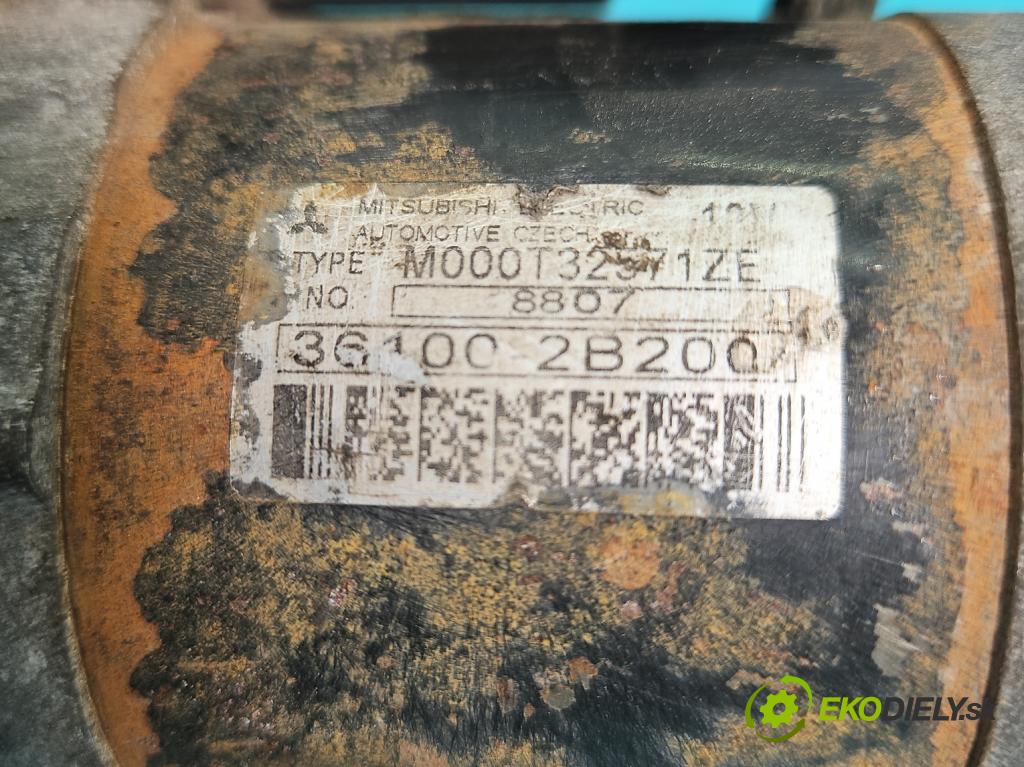 Kia Ceed I 2006-2012 1.4 16V 105 HP manual 77 kW 1396 cm3 3- štartér M000T3257 (Štartér)