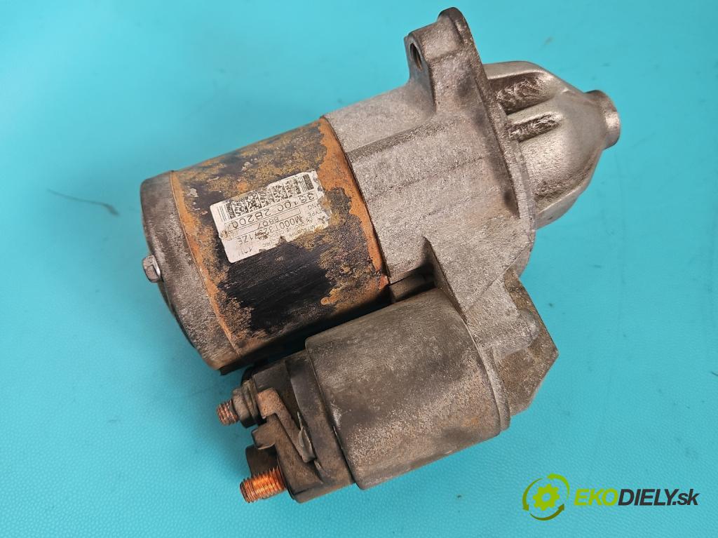 Kia Ceed I 2006-2012 1.4 16V 105 HP manual 77 kW 1396 cm3 3- štartér M000T3257 (Štartér)