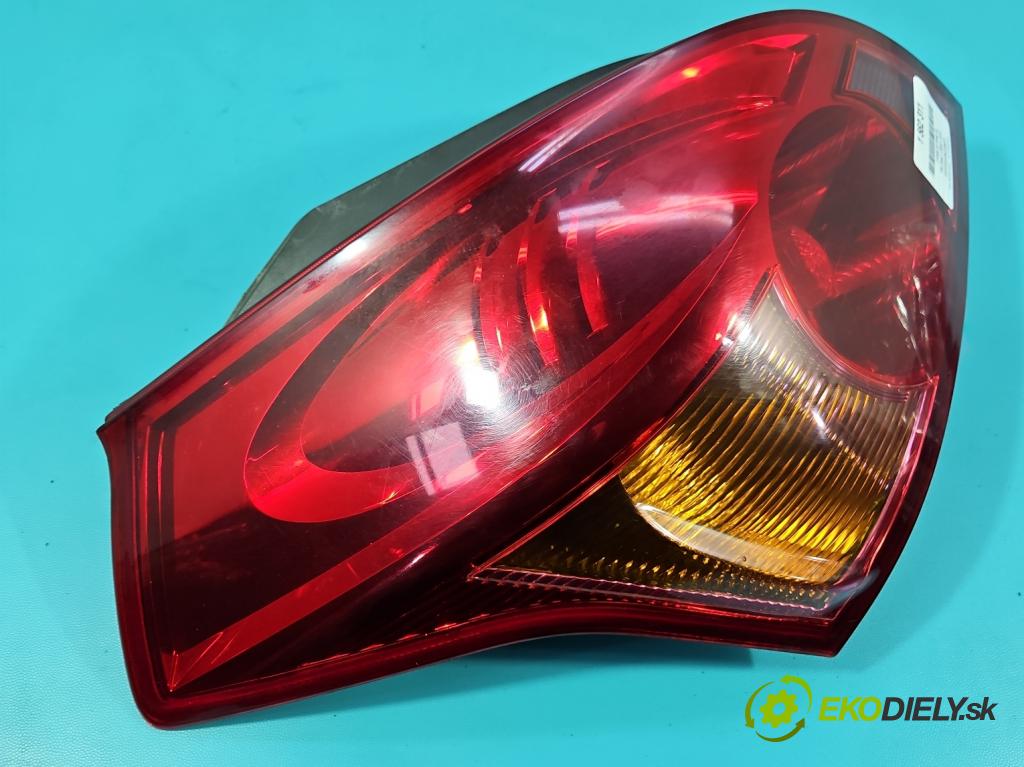 Kia Ceed I 2006-2012 1.4 16V 105 HP manual 77 kW 1396 cm3 3- svetlo / reflektor zadné ľavé 009735-01 (Kľučka dverí ostatné)