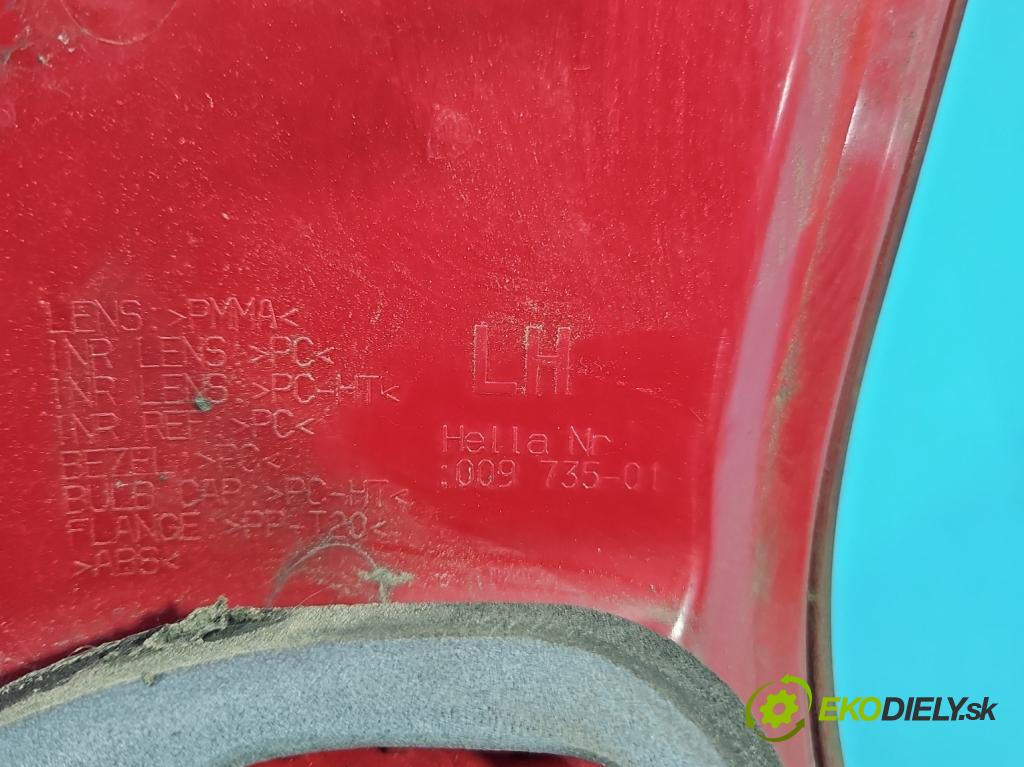 Kia Ceed I 2006-2012 1.4 16V 105 HP manual 77 kW 1396 cm3 3- svetlo / reflektor zadné ľavé 009735-01 (Kľučka dverí ostatné)