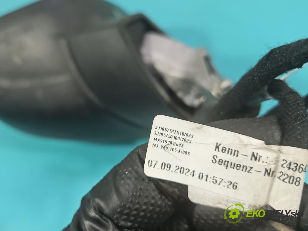 Skoda Superb IV 2023- 2.0 TDI 150 HP automatic 110 kW 1968 cm3 5- zrkadlo ľavé  (Kľučka dverí ostatné)