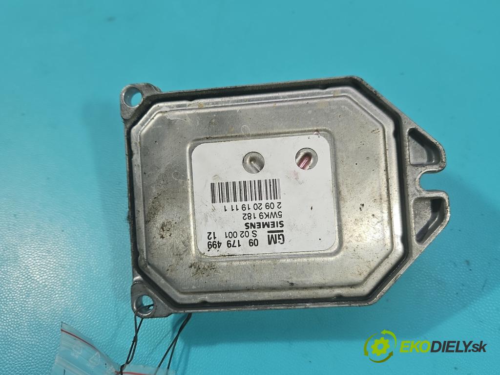 Opel Vectra C 2002-2008 1.8 16V 122 HP manual 90 kW 1796 cm3 4- riadiaca jednotka motora 09179499