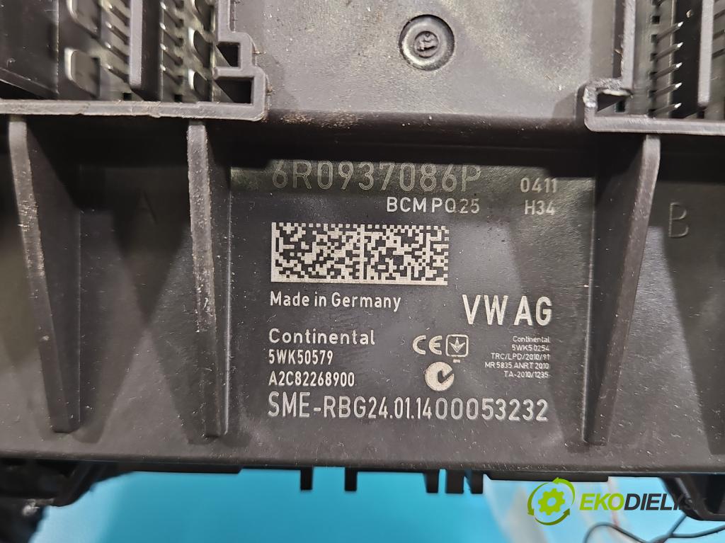 Skoda Rapid 2012-2019 1.2 TSI 86 HP manual 63 kW 1197 cm3 5- riadiaca jednotka komfortu 6R0937086P