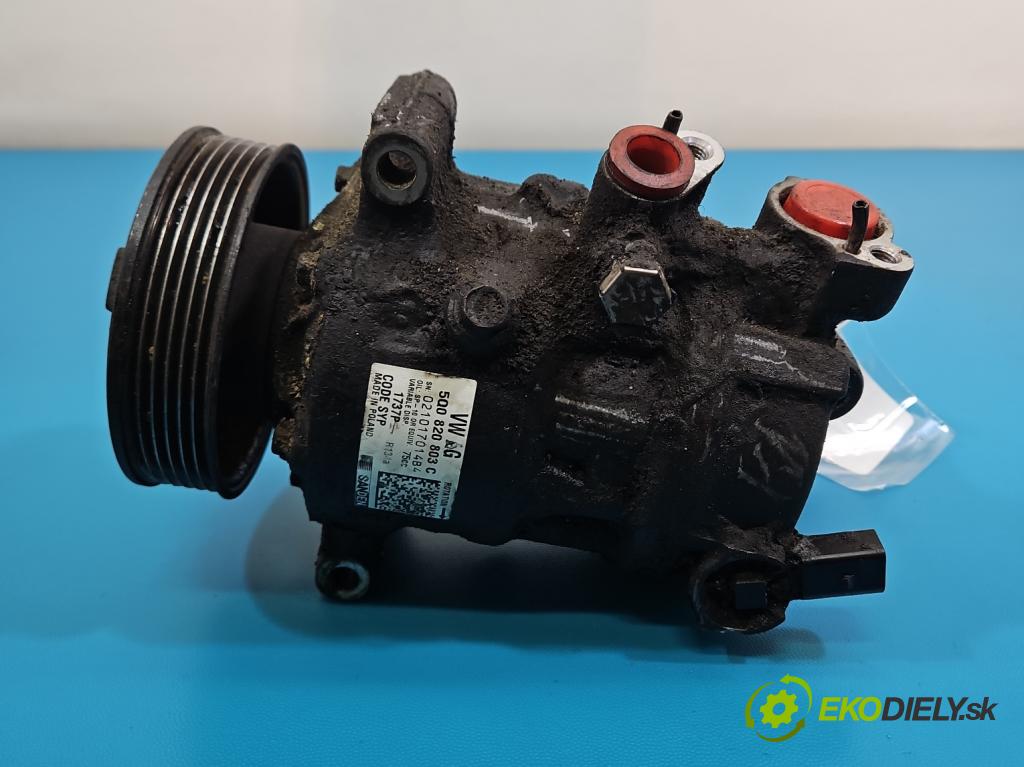 Skoda Rapid 2012-2019 1.2 TSI 86 hp manual 63 kW 1197 cm3 5- Kompresor: klíma 5Q0820803C (Kompresor klimatizace)