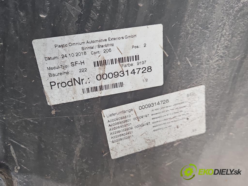 Mercedes S W222 2013-2020 3.0 cdi (656929) 340KM automatic 250 kW 2925 cm3 4- nárazník zadní  (Klika dveří ostatní)