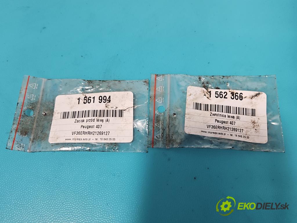 Peugeot 407 2.0 hdi 136 HP manual 100 kW 1997 cm3 5- náboj ľavé  (Náboj kolesa)
