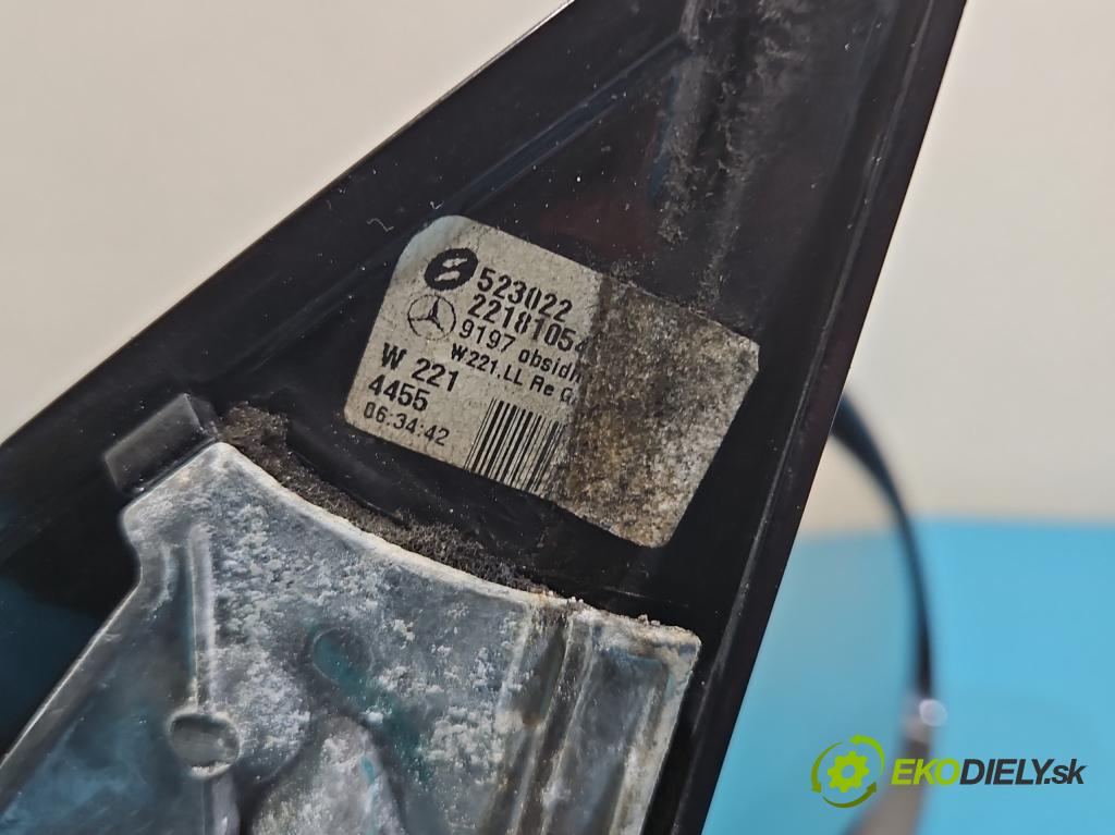 Mercedes S W221 2005-2013 3.5 V6 272 HP automatic 200 kW 3498 cm3 4- zrkadlo pravé  (Kľučka dverí ostatné)