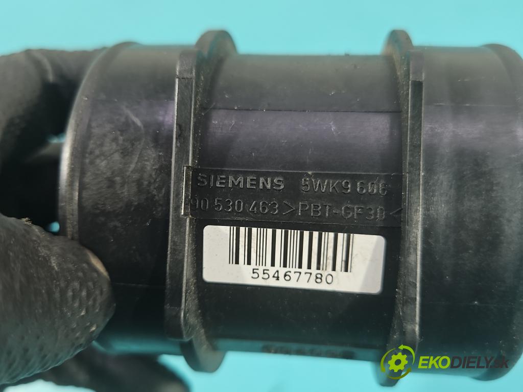 Opel Vectra C 2002-2008 1.8 16V 122 HP manual 90 kW 1796 cm3 4- průtokoměr: 5WK9606 (Váha vzduchu)