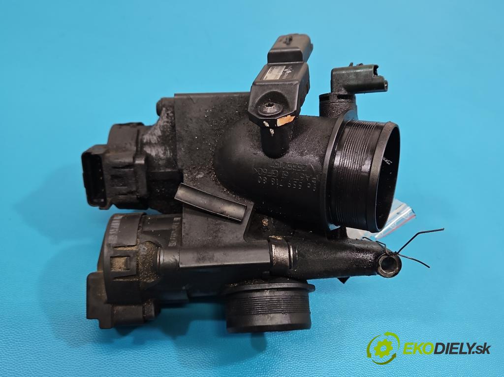 Mazda 3 I BK 2003-2009 1.6 citd 109 hp manual 80 kW 1560 cm3 5- škrticí klapka 9655971880 (Škrticí klapka)