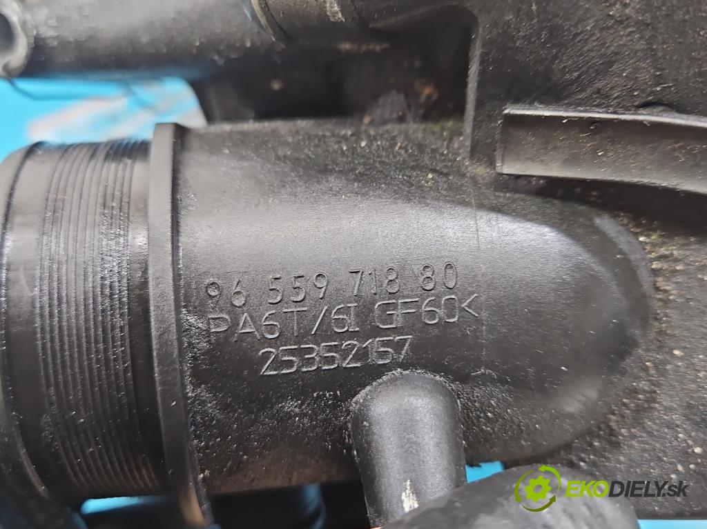 Mazda 3 I BK 2003-2009 1.6 citd 109 hp manual 80 kW 1560 cm3 5- škrticí klapka 9655971880 (Škrticí klapka)