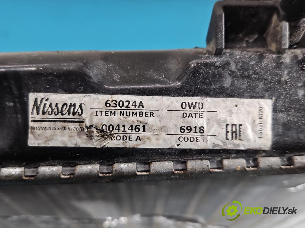 Opel Vectra C 2002-2008 1.8 16V 122 HP manual 90 kW 1796 cm3 4- chladič voda:  (Chladič vody)