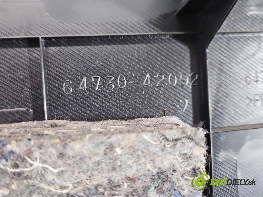 Toyota Rav4 IV 2013-2018 2.0 D4D 124hp manual 91 kW 1998 cm3 5- Čalounictví: kufra: pravé 64730-42092