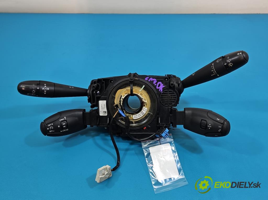 Citroen DS3 2010-2016 1.6 hdi 92 hp manual 68 kW 1560 cm3 3- Přepínač sdružený 96667326XT (Páčky pod volantem)