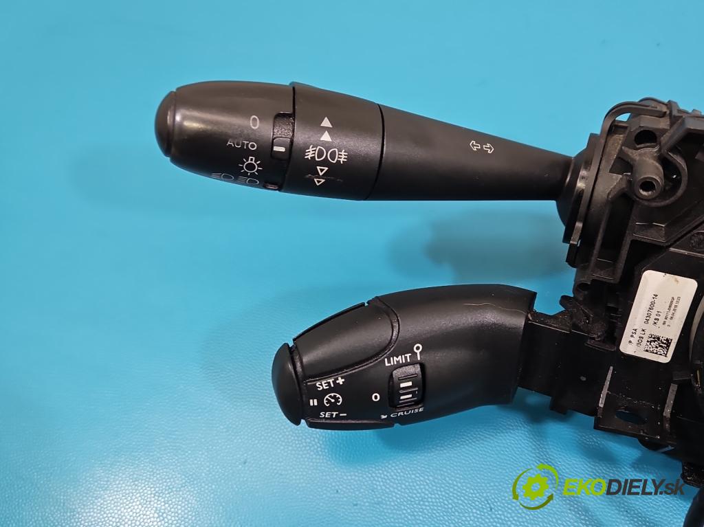 Citroen DS3 2010-2016 1.6 hdi 92 HP manual 68 kW 1560 cm3 3- prepínač komplex: 96667326XT (Prepínacie páčky pod volantom)