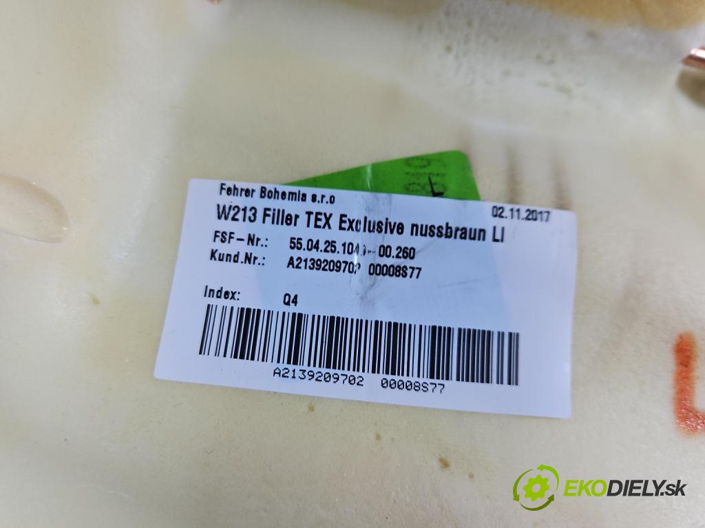 Mercedes E W213 2016-2023 2.0 CDI 194KM automatic 143 kW 1950 cm3 4- sedačke: komplet