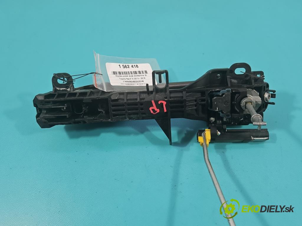 Toyota Rav4 IV 2013-2018 2.0 D4D 124hp manual 91 kW 1998 cm3 5- rukoväť predné ľavé mimo:  (Kľučka dverí vonkajšia predná ľavá)