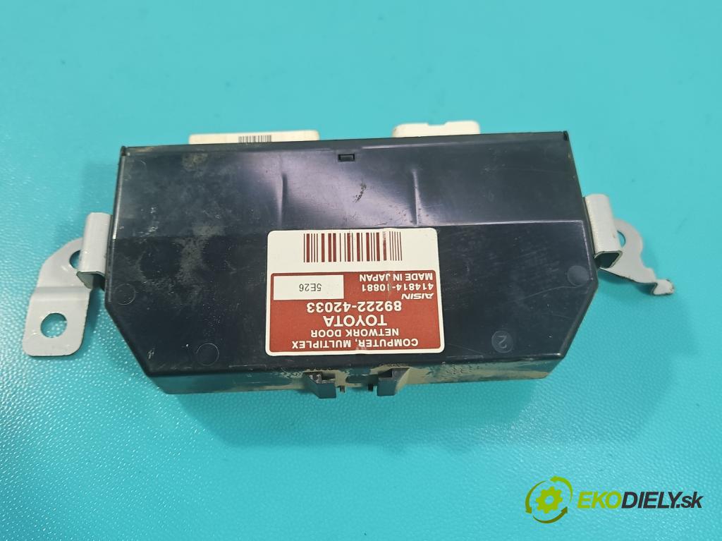 Toyota Rav4 IV 2013-2018 2.0 D4D 124hp manual 91 kW 1998 cm3 5- riadiaca jednotka ostatné 89222-42033