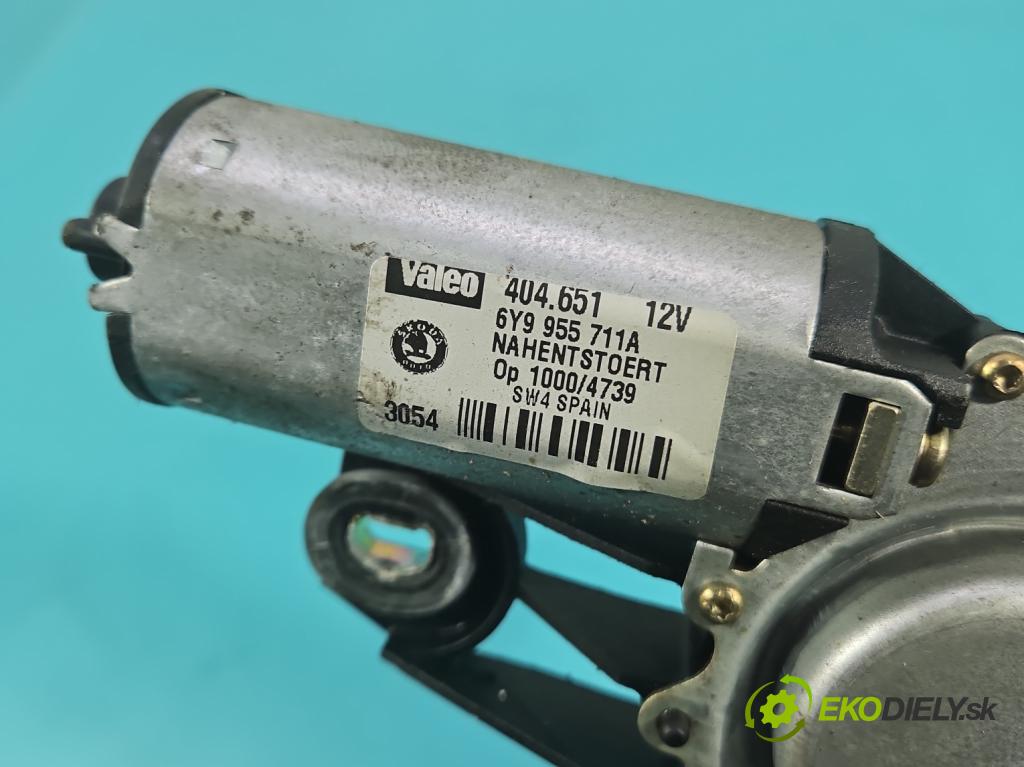 Skoda Fabia I 1999-2007 1.4 16V 75 HP manual 55 kW 1390 cm3 5- motor stieračov zadné 6Y9955711A