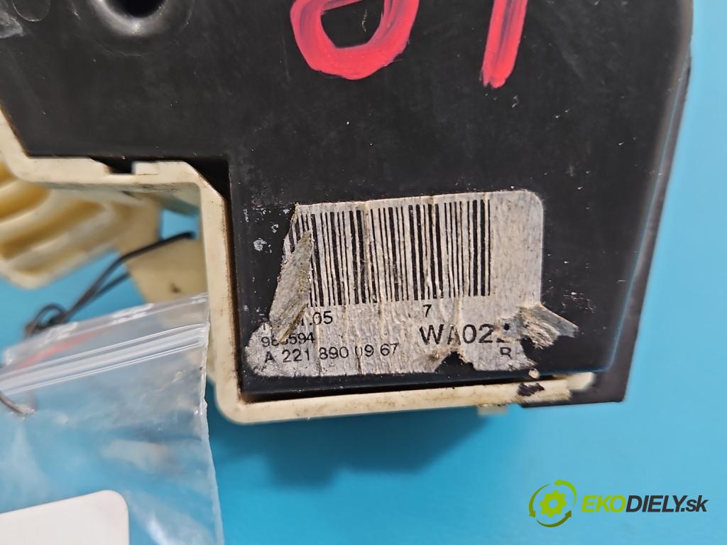 Mercedes S W221 2005-2013 3.5 V6 272 hp automatic 200 kW 3498 cm3 4- zámek přední levý A2217200535