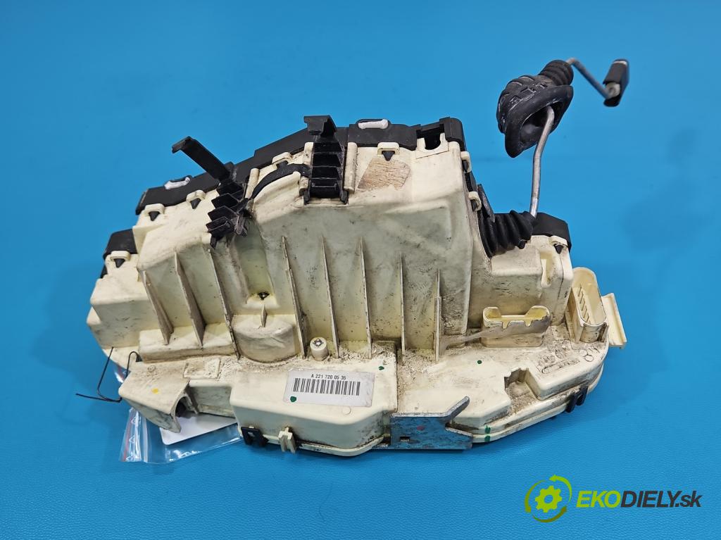 Mercedes S W221 2005-2013 3.5 V6 272 hp automatic 200 kW 3498 cm3 4- zámek přední levý A2217200535