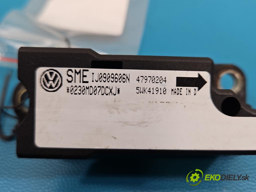 Vw Passat B5 1995-2005 1.9 tdi 90 HP manual 66 kW 1896 cm3 5- snímač šokovat: 1J0909606N (Snímač nárazu)