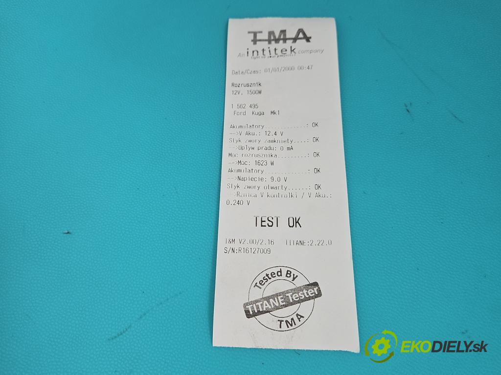 Ford Kuga Mk1 2008-2013 2.0 tdci 136 HP manual 100 kW 1997 cm3 5- štartér  (Štartér)