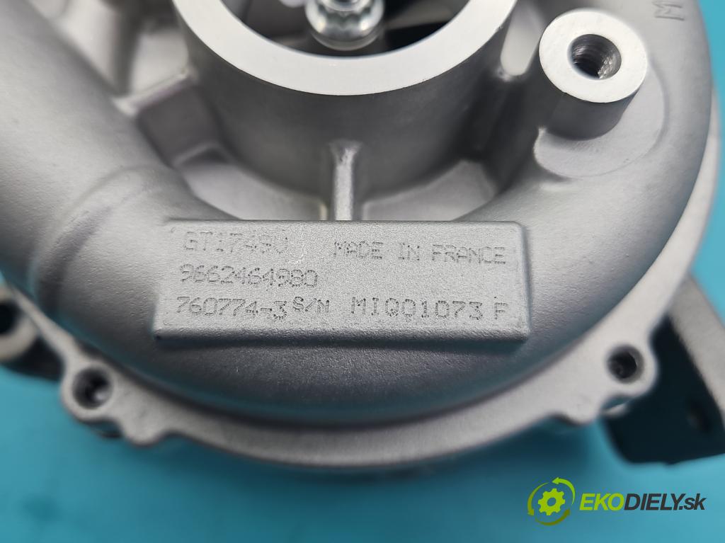 Ford Kuga Mk1 2008-2013 2.0 tdci 136hp manual 100 kW 1997 cm3 5- Turbodmychadlo repasováno 760774-3
