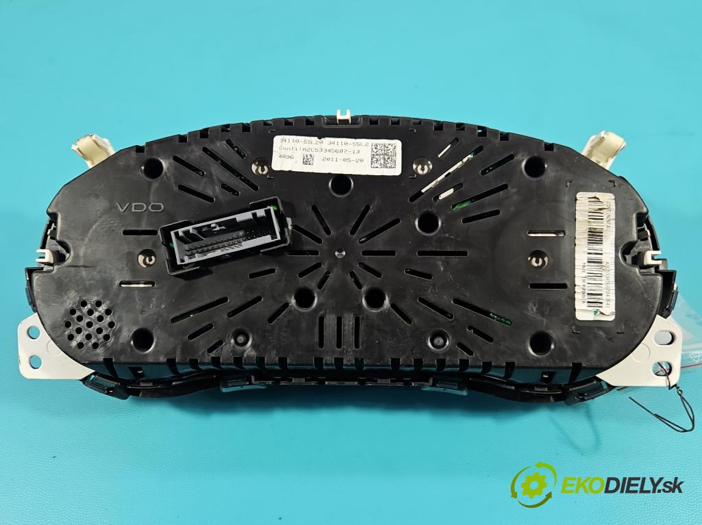 Suzuki SX4 I 2006-2014 1.6 16V 120 HP manual 88 kW 1586 cm3 5- prístrojovka/ budíky 34110-55L20 (Prístrojová doska)