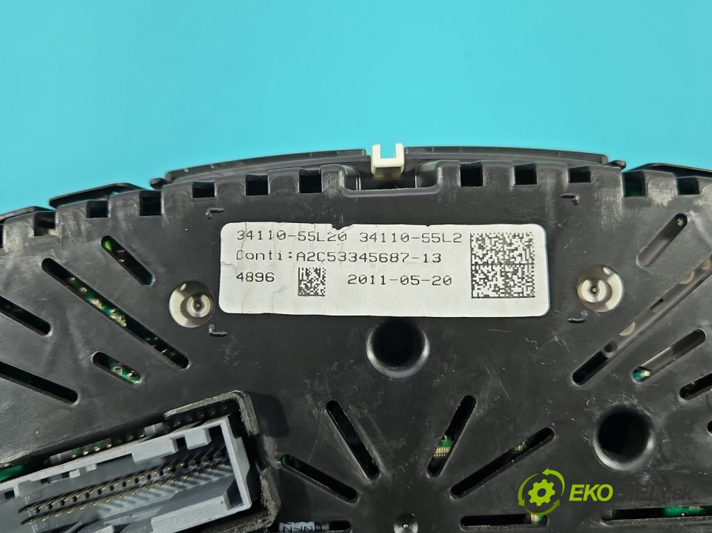 Suzuki SX4 I 2006-2014 1.6 16V 120 HP manual 88 kW 1586 cm3 5- prístrojovka/ budíky 34110-55L20 (Prístrojová doska)