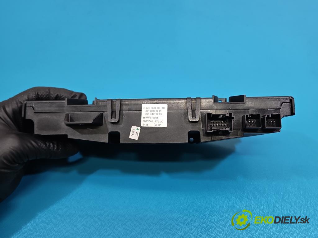 Mercedes S W221 2005-2013 3.5 V6 272 HP automatic 200 kW 3498 cm3 4- panel kúrenia 2218709810