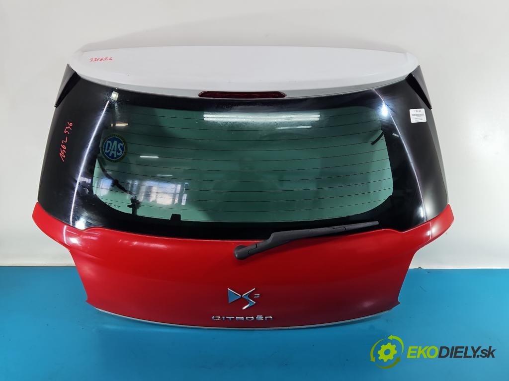 Citroen DS3 2010-2016 1.6 hdi 92 hp manual 68 kW 1560 cm3 3- zadní kufrové dveře  (Zadní kapota (kufr))