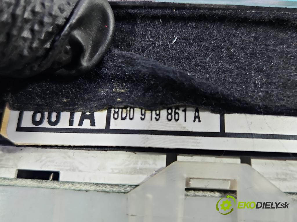 Audi A4 B5 1994-2001 1.9 tdi 110 hp manual 81 kW 1896 cm3 5- Přístrojová deska 8D0919861A (Přístrojová deska)