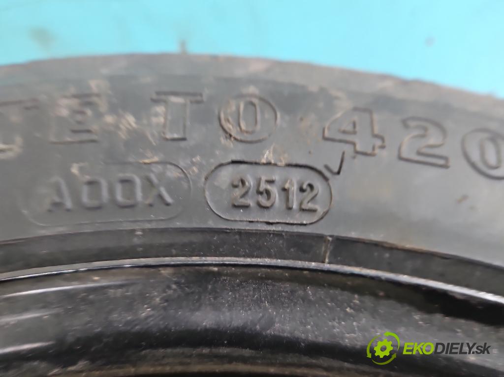 Toyota Auris I 2006-2013 1.3 vvti 99 hp manual 73 kW 1329 cm3 5- kolo náhradní 17"