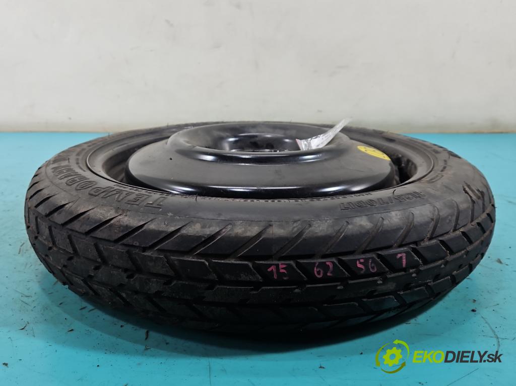 Toyota Auris I 2006-2013 1.3 vvti 99 hp manual 73 kW 1329 cm3 5- kolo náhradní 17"