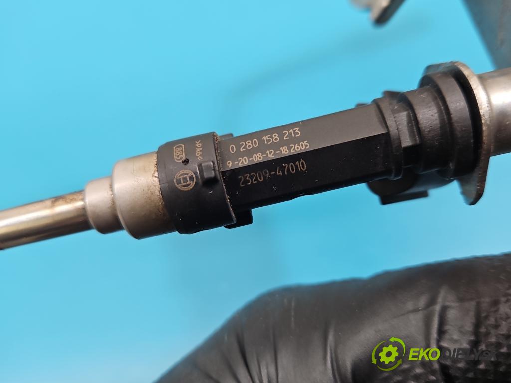 Toyota Auris I 2006-2013 1.3 vvti 99 HP manual 73 kW 1329 cm3 5- vstrek 0280158213 (Vstrekovač paliva)