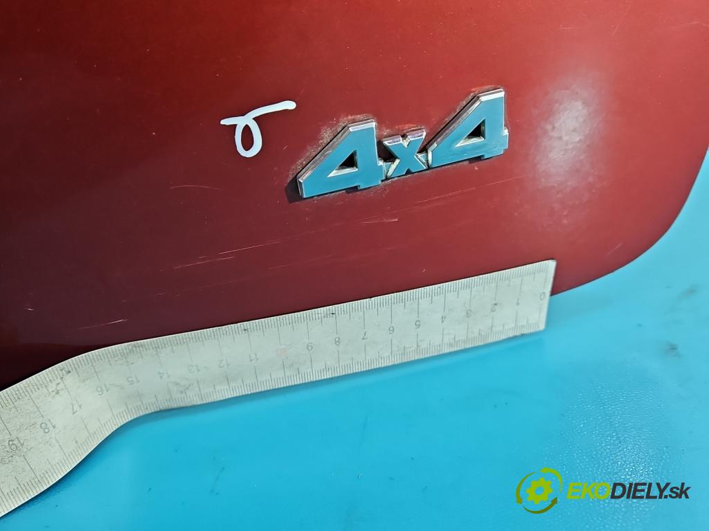 Suzuki SX4 I 2006-2014 1.6 16V 120 HP manual 88 kW 1586 cm3 5- zadna kufor  (Kapota zadná (kufor))