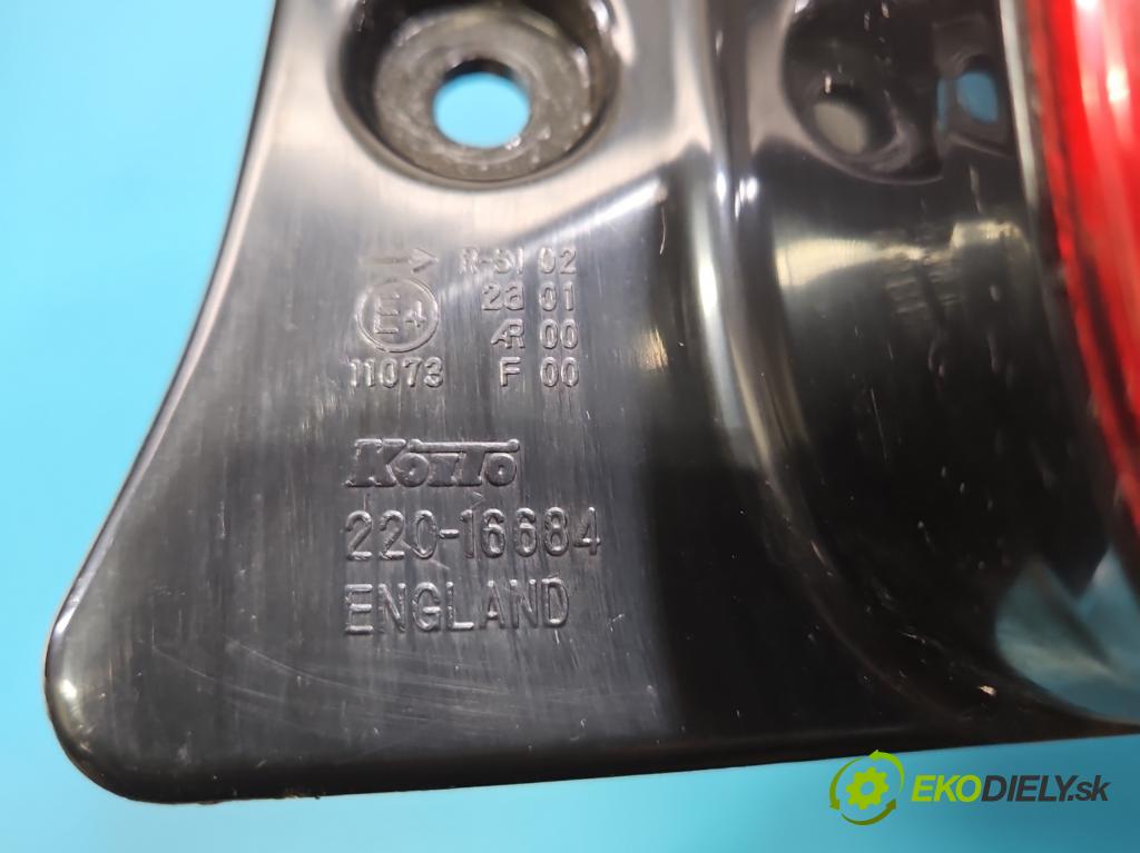 Suzuki SX4 I 2006-2014 1.6 16V 120 HP manual 88 kW 1586 cm3 5- svetlo / reflektor zadné pravé 220-16684 (Kľučka dverí ostatné)