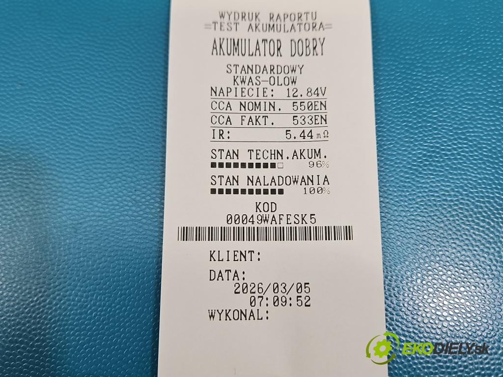 Fiat Seicento 0.9 8V 39 HP manual 29 kW 899 cm3 3- Akumulator automobilovy