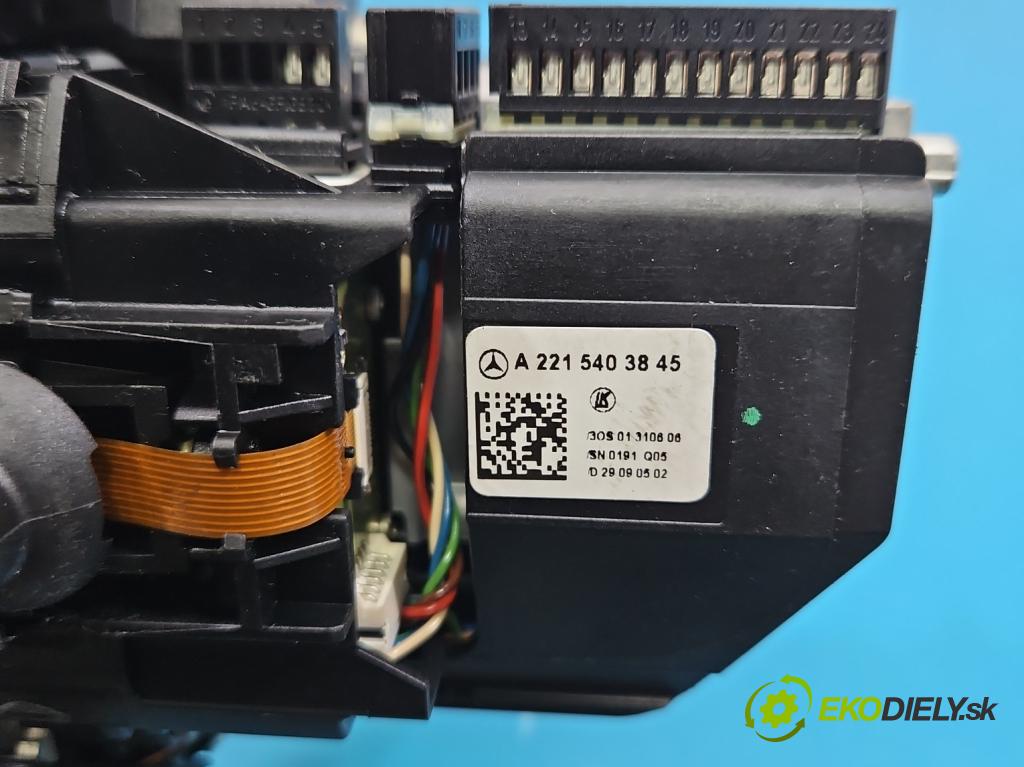 Mercedes S W221 2005-2013 3.5 V6 272 HP automatic 200 kW 3498 cm3 4- prepínač komplex: A1645403245 (Prepínacie páčky pod volantom)