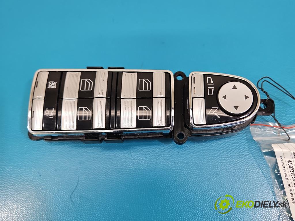 Mercedes S W221 2005-2013 3.5 V6 272 HP automatic 200 kW 3498 cm3 4- prepínač okien spätných zrkadiel A2218213751