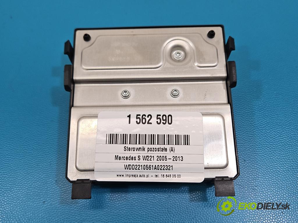 Mercedes S W221 2005-2013 3.5 V6 272 HP automatic 200 kW 3498 cm3 4- riadiaca jednotka ostatné A2215407045