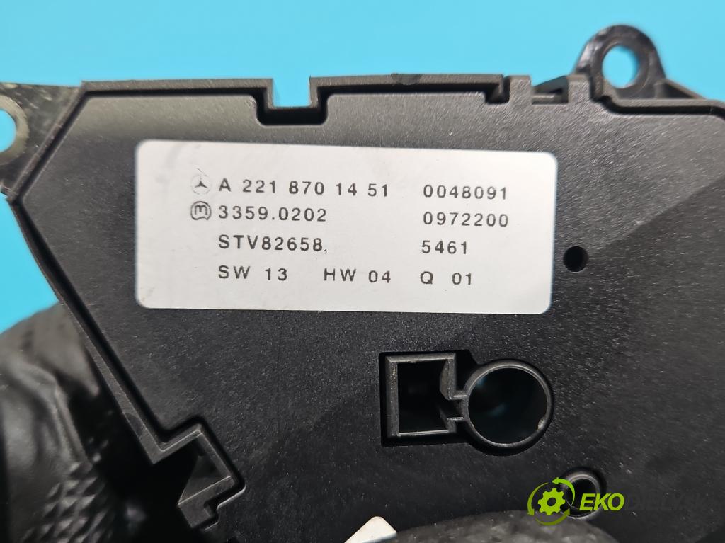 Mercedes S W221 2005-2013 3.5 V6 272 HP automatic 200 kW 3498 cm3 4- prepínač ostatné A2218701451