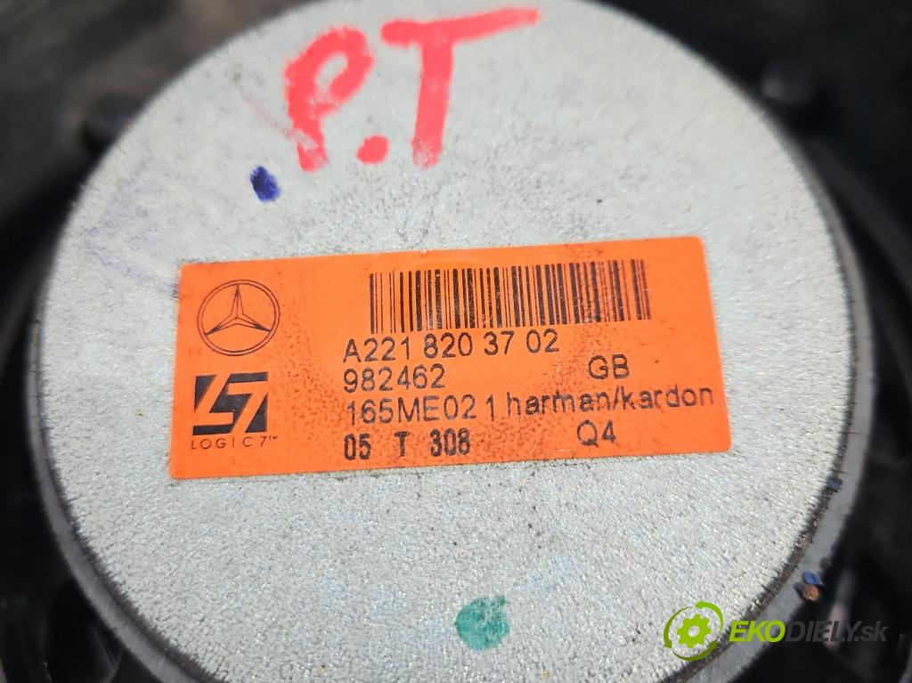 Mercedes S W221 2005-2013 3.5 V6 272 HP automatic 200 kW 3498 cm3 4- reproduktory komplet A2218203702