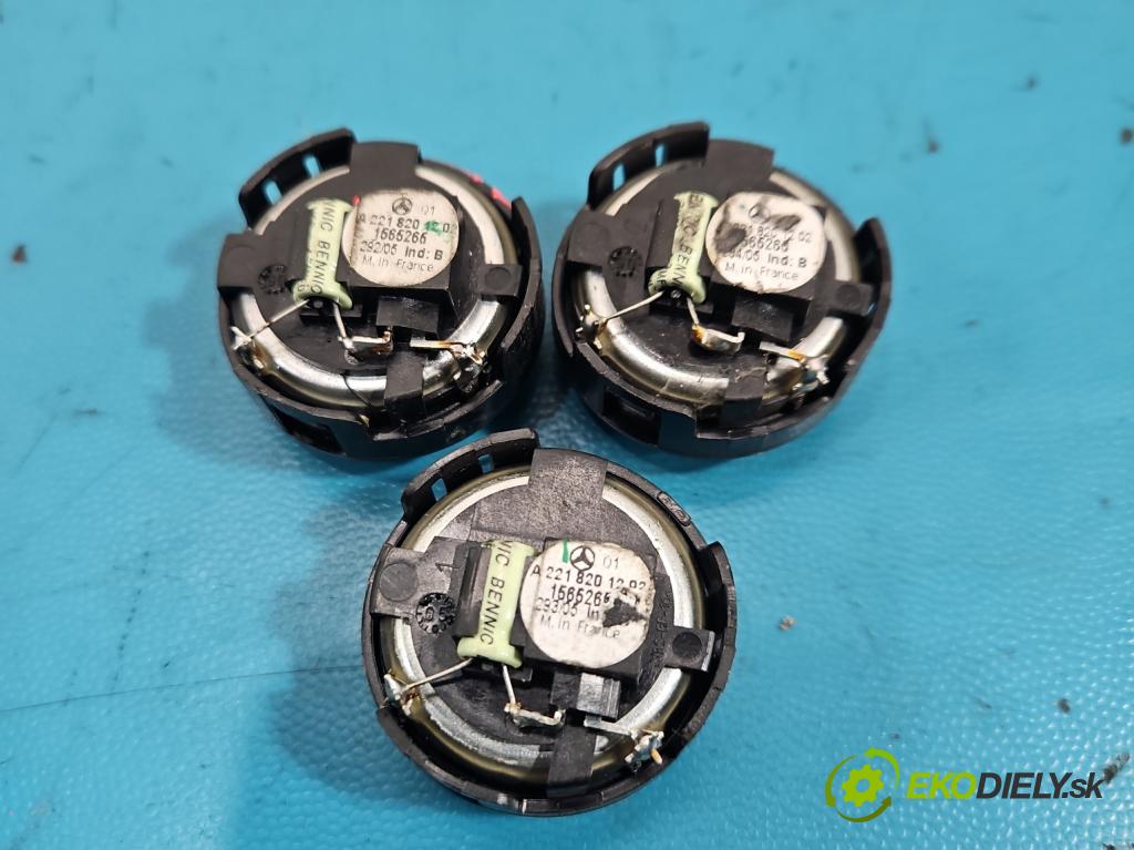 Mercedes S W221 2005-2013 3.5 V6 272 HP automatic 200 kW 3498 cm3 4- reproduktory komplet A2218203702