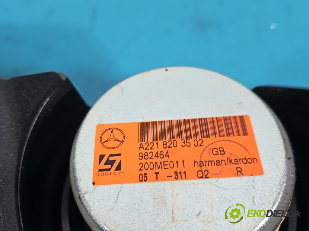 Mercedes S W221 2005-2013 3.5 V6 272 HP automatic 200 kW 3498 cm3 4- reproduktory komplet A2218203702