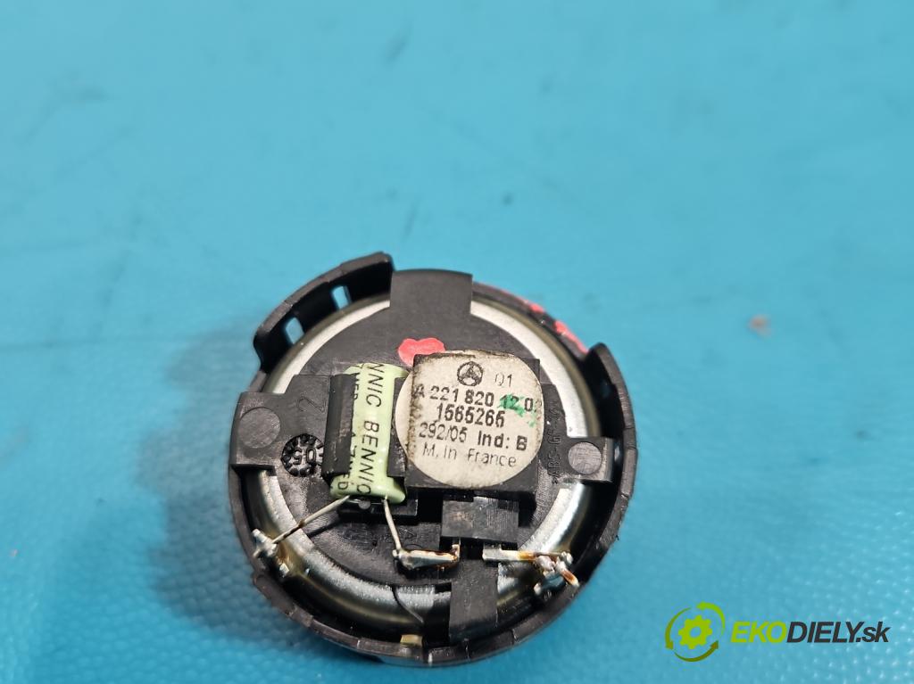 Mercedes S W221 2005-2013 3.5 V6 272 HP automatic 200 kW 3498 cm3 4- reproduktory komplet A2218203702