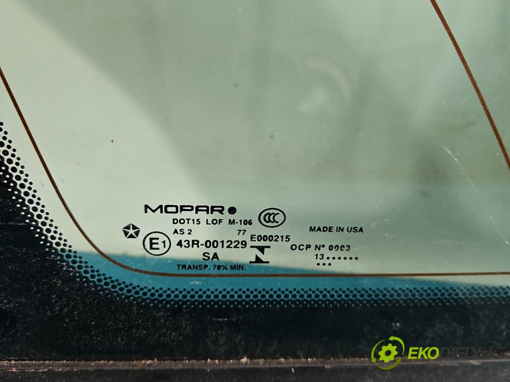 Jeep Cherokee KL 2013-2023 2.0 multijet 140 hp manual 103 kW 1956 cm3 5- sklo zadní levé